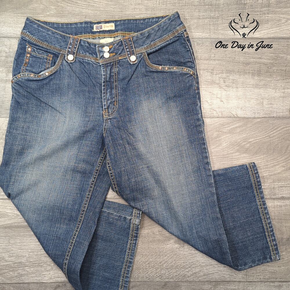 Faded Glory Missy Cropped Jeans Size 12